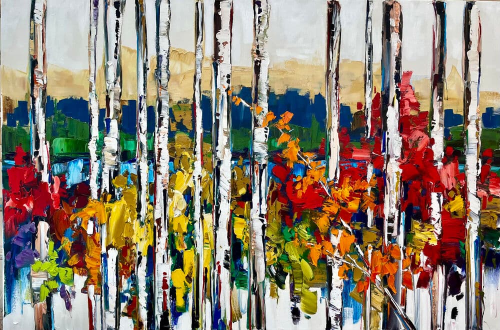 Painting titled: a place to go & pass the time