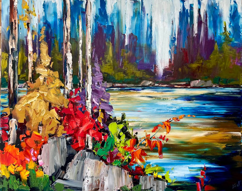 Painting titled: made for sunny days