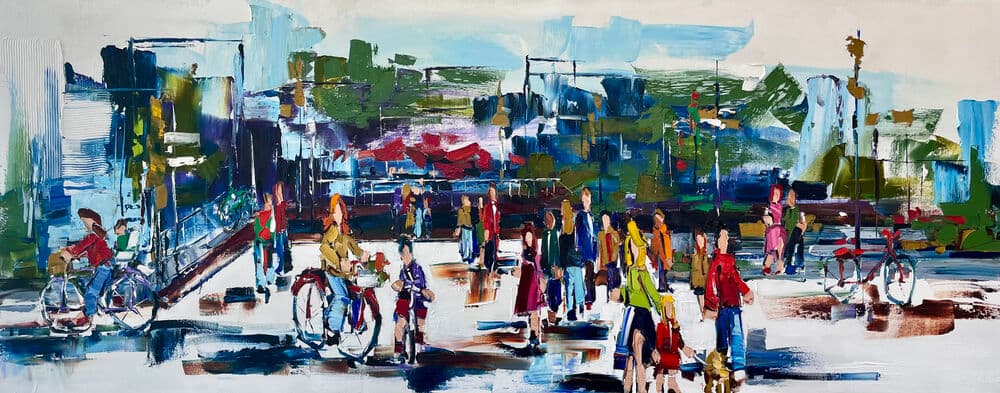 Painting titled: when's the next adventure